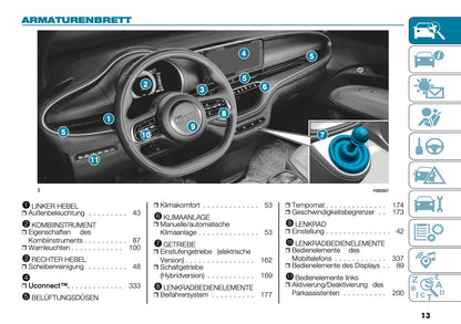 2026 Fiat 500 Bedienungsanleitung | Deutsch