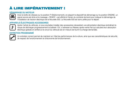 2025 Fiat 500e Owner's Manual | French