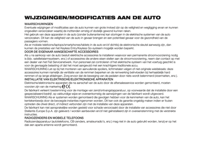 2022-2024 Fiat 500X Owner's Manual | Dutch