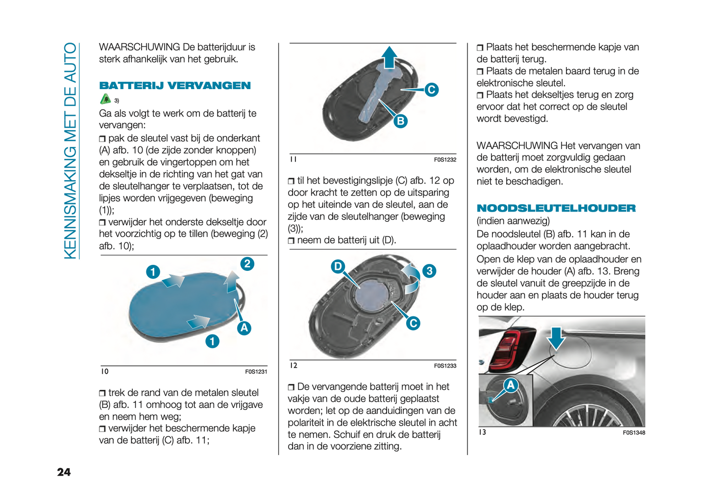 2024 Fiat 500e Owner's Manual | Dutch