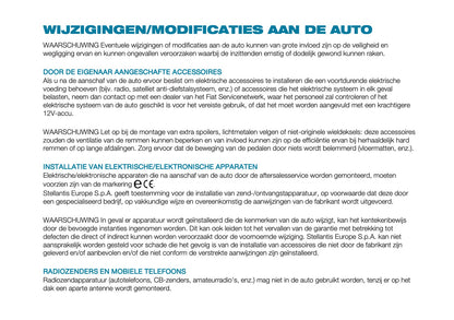 2025 Fiat 500e Owner's Manual | Dutch