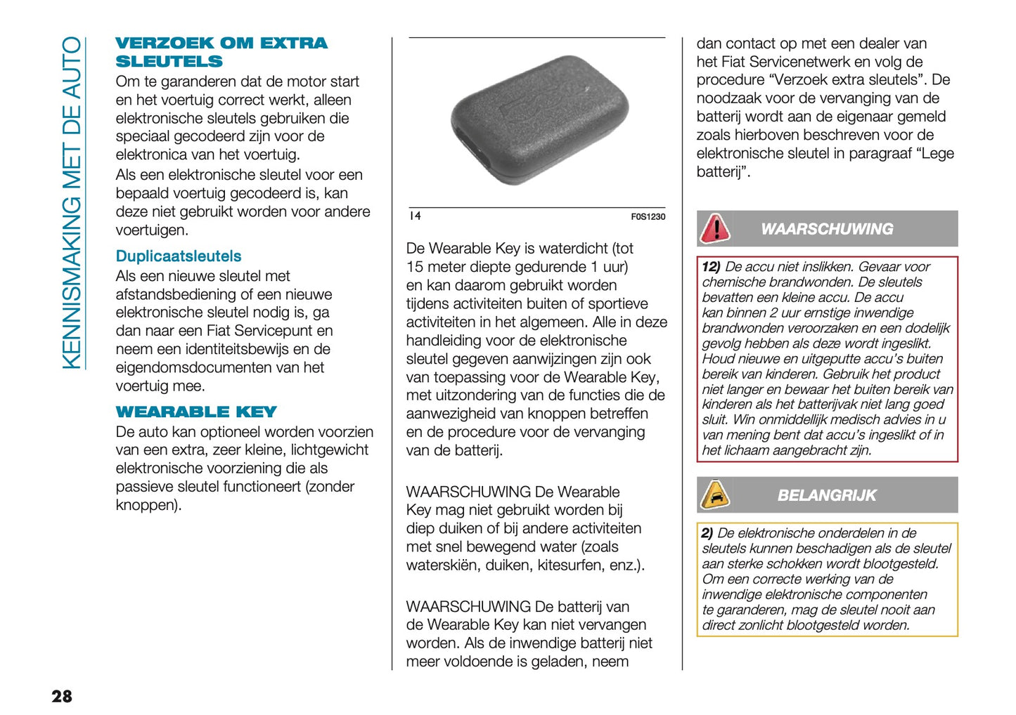 2026 Fiat 500 Owner's Manual | Dutch
