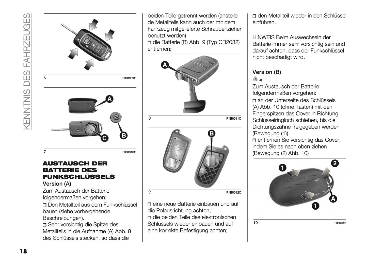 2024-2026 Fiat 500X Bedienungsanleitung | Deutsch