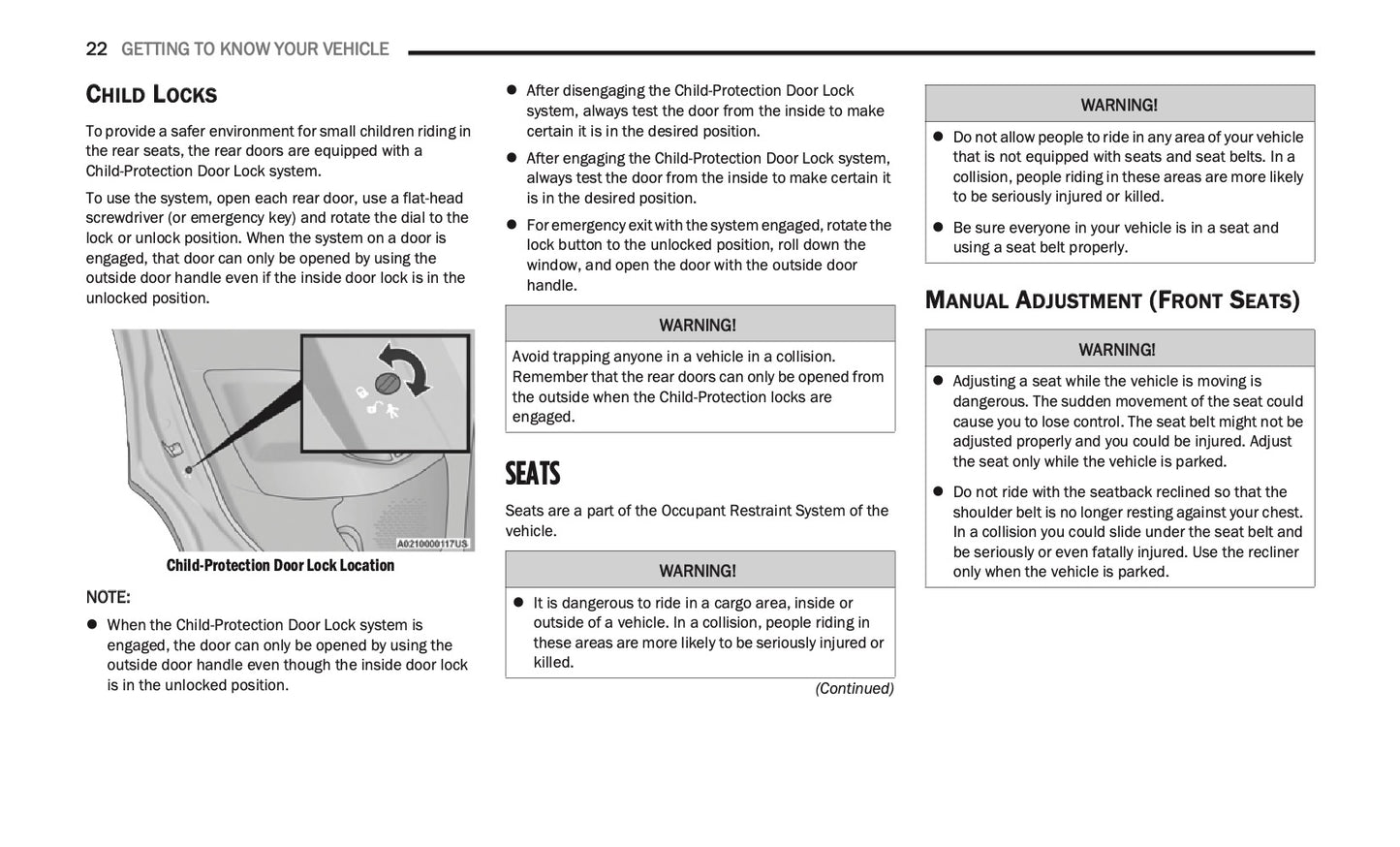2020 Fiat 500X Owner's Manual | English US