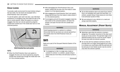 2020 Fiat 500X Owner's Manual | English US