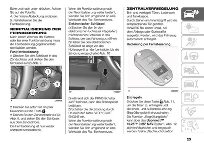 2025-2026 Fiat 600 Bedienungsanleitung | Deutsch
