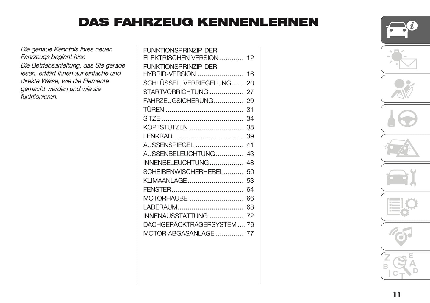 2026 Fiat 600 Bedienungsanleitung | Deutsch