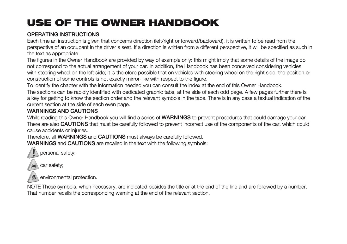 2025-2026 Fiat 600 Owner's Manual | English