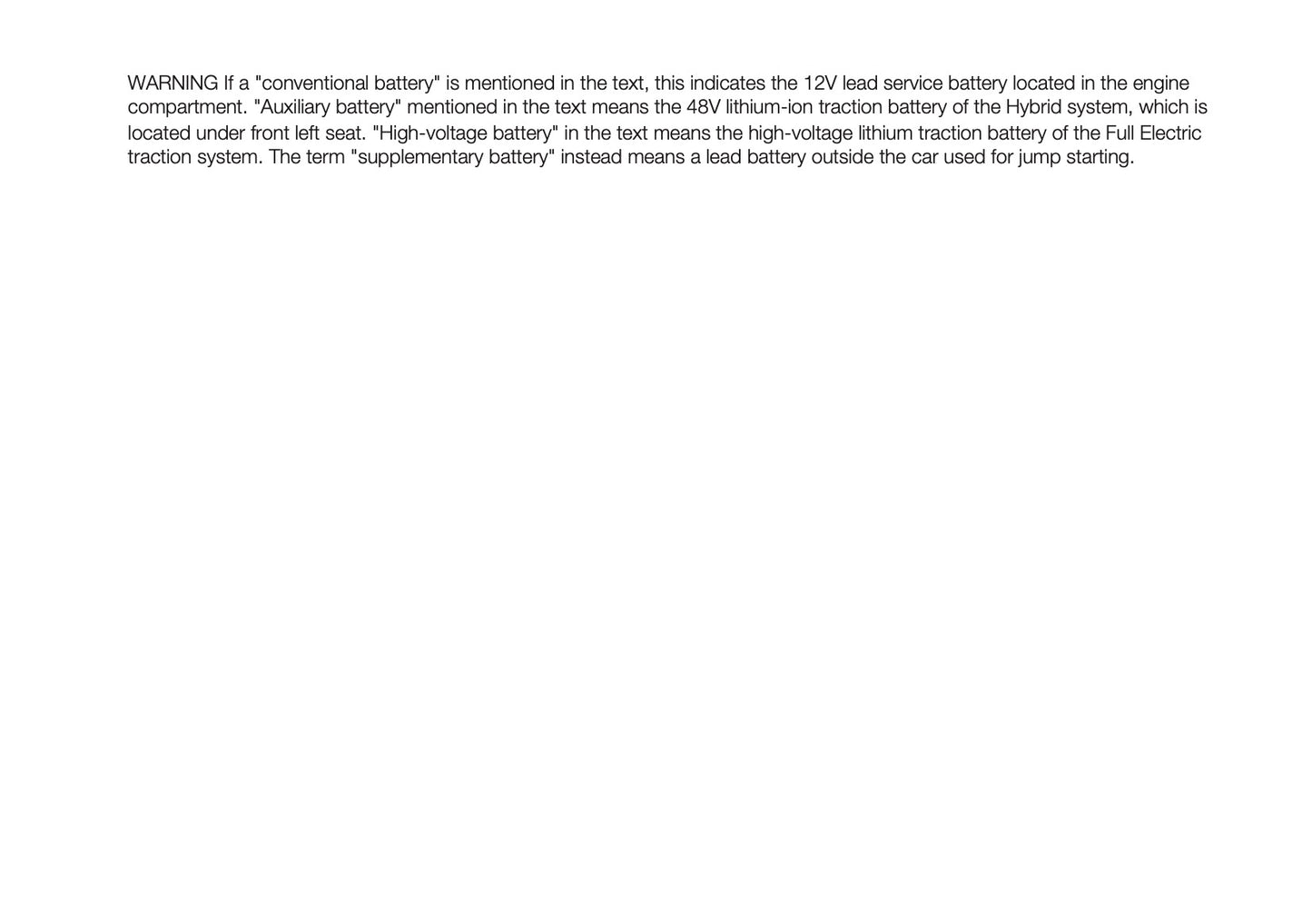 2025-2026 Fiat 600 Owner's Manual | English