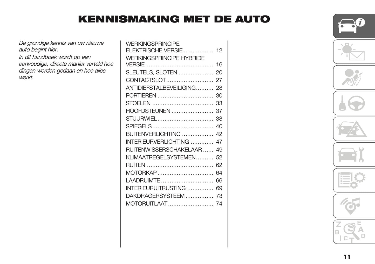2025-2026 Fiat 600 Owner's Manual | Dutch