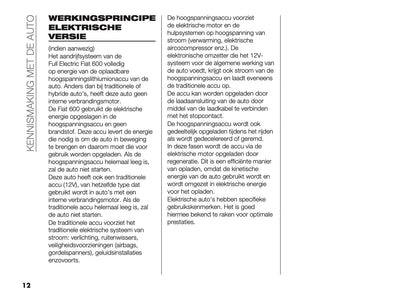 2025-2026 Fiat 600 Owner's Manual | Dutch