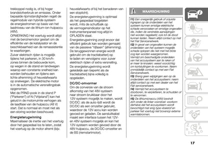 2025-2026 Fiat 600 Owner's Manual | Dutch