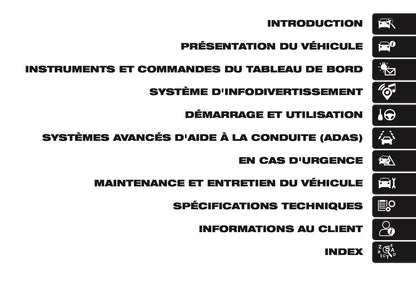 2025 Fiat Doblò Owner's Manual | French