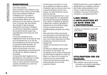 2025 Fiat Doblò Owner's Manual | French