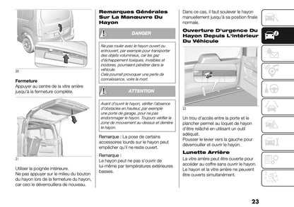 2026 Fiat Doblò Owner's Manual | French