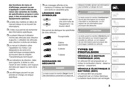 2026 Fiat Doblò Owner's Manual | French