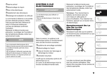 2026 Fiat Doblò Owner's Manual | French