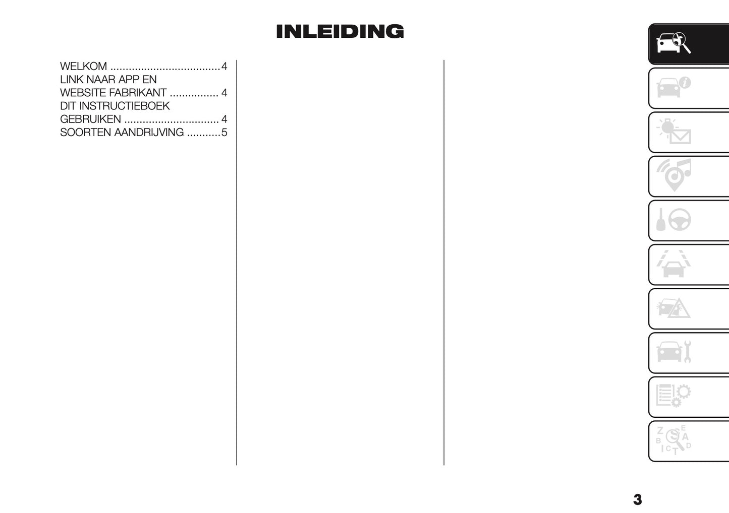 2026 Fiat Doblò Owner's Manual | Dutch