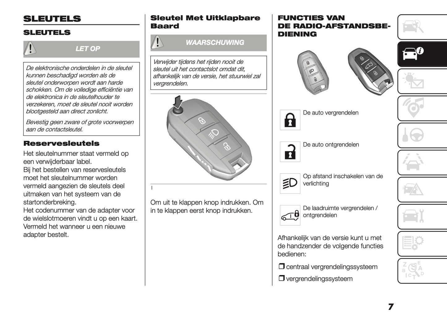 2026 Fiat Doblò Owner's Manual | Dutch