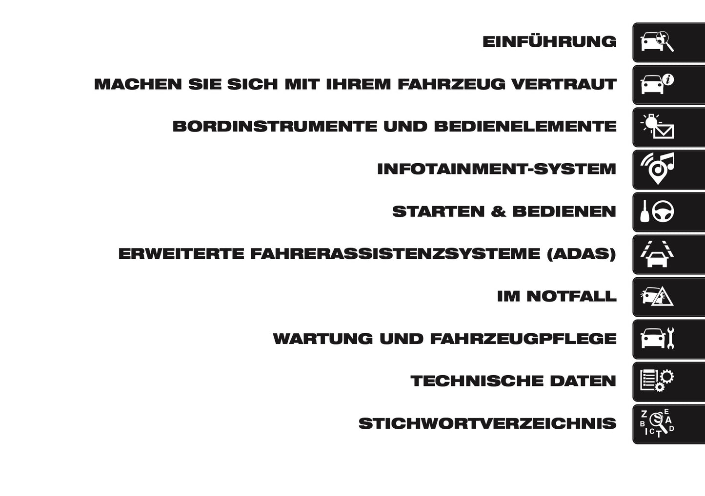 2025-2026 Fiat Ducato Owner's Manual | German