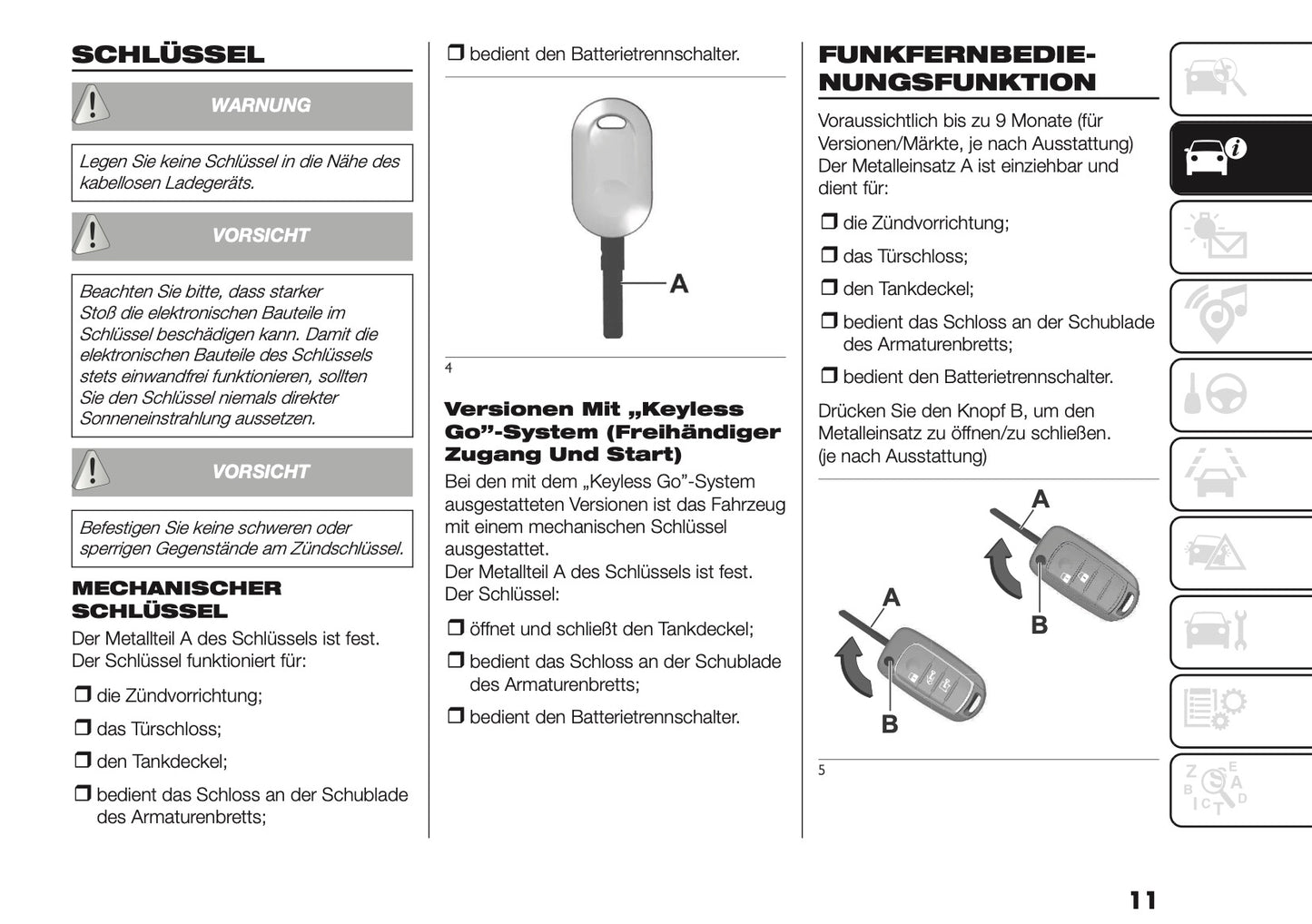 2025-2026 Fiat Ducato Owner's Manual | German