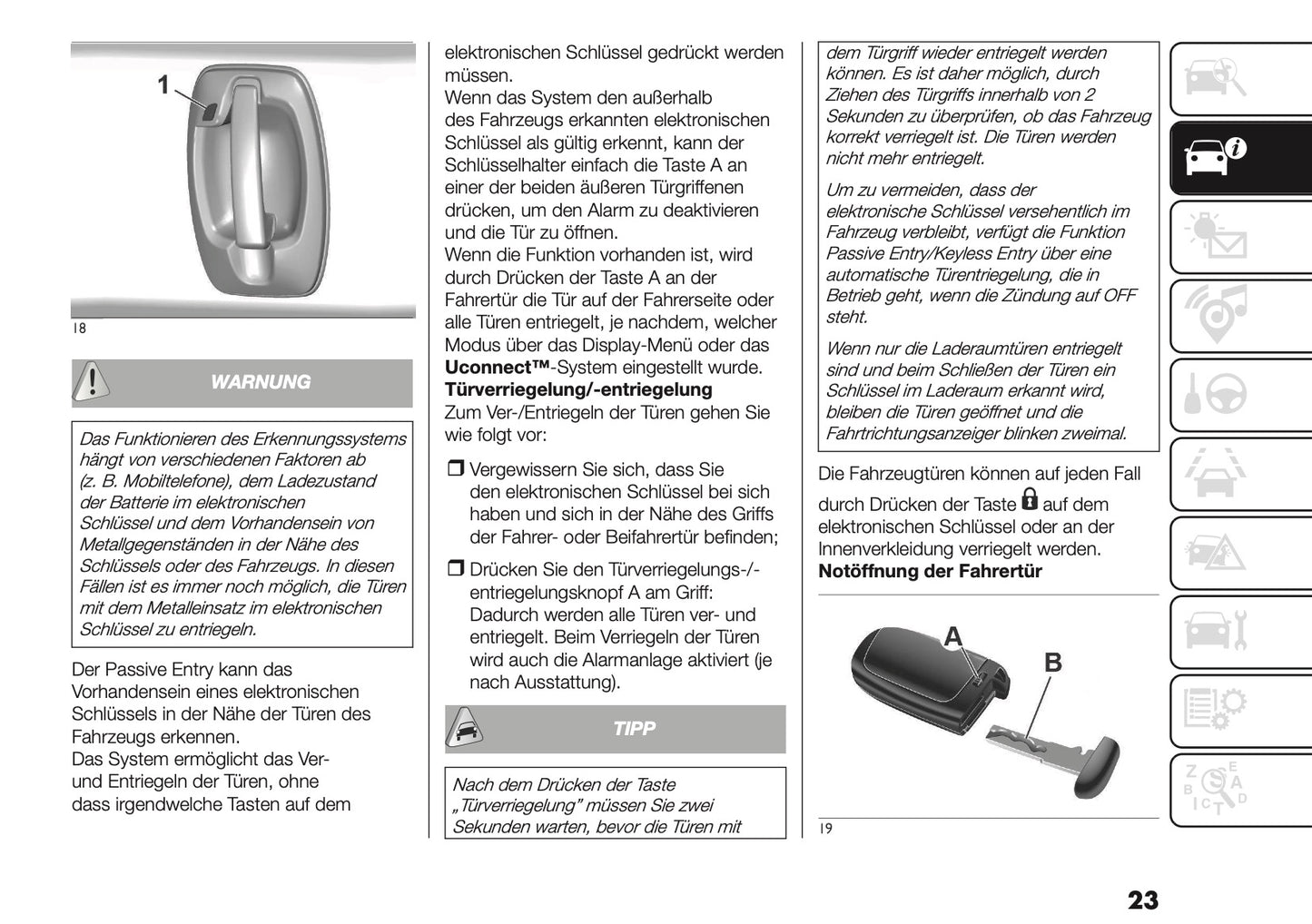 2025-2026 Fiat Ducato Owner's Manual | German