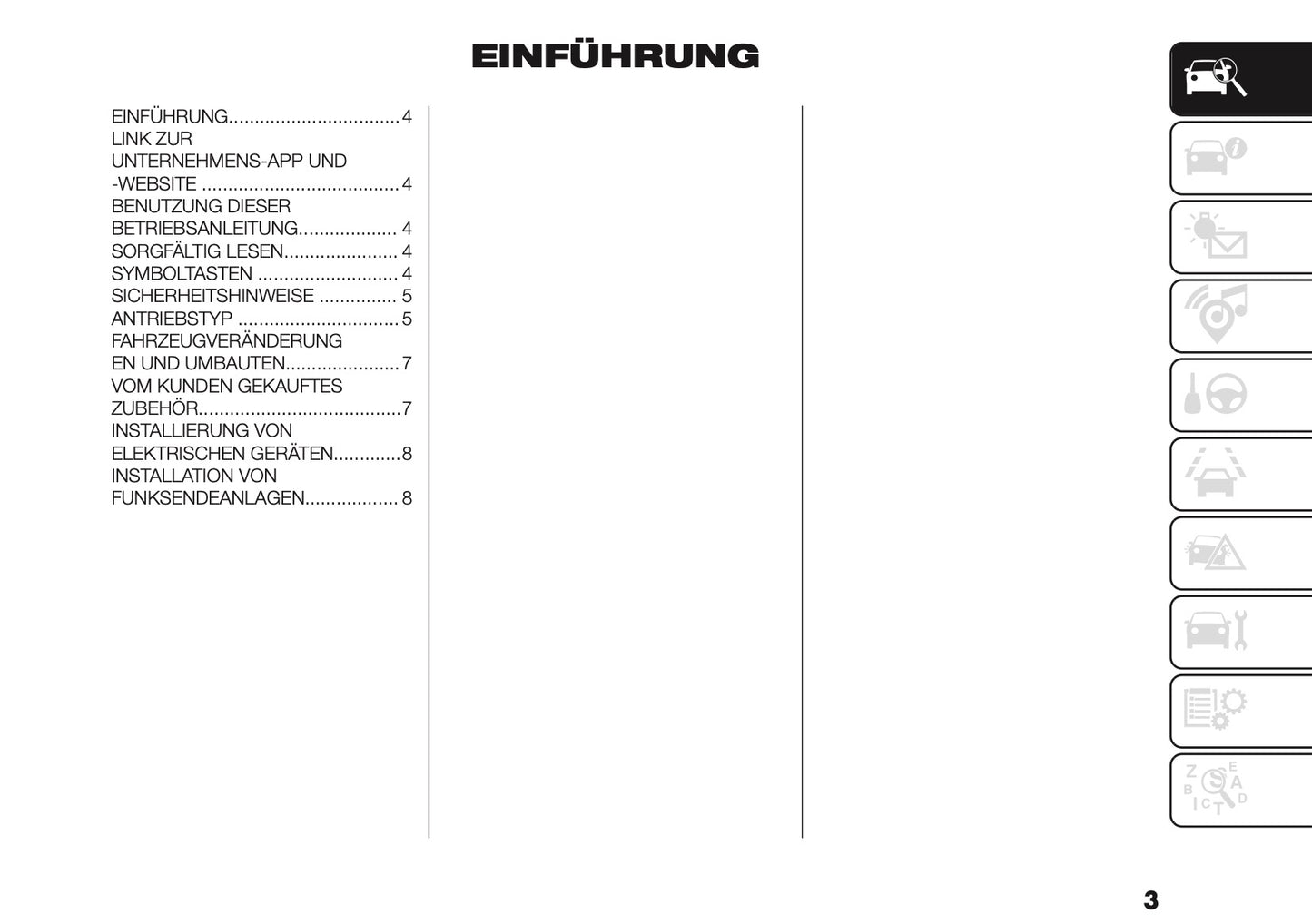 2025-2026 Fiat Ducato Owner's Manual | German
