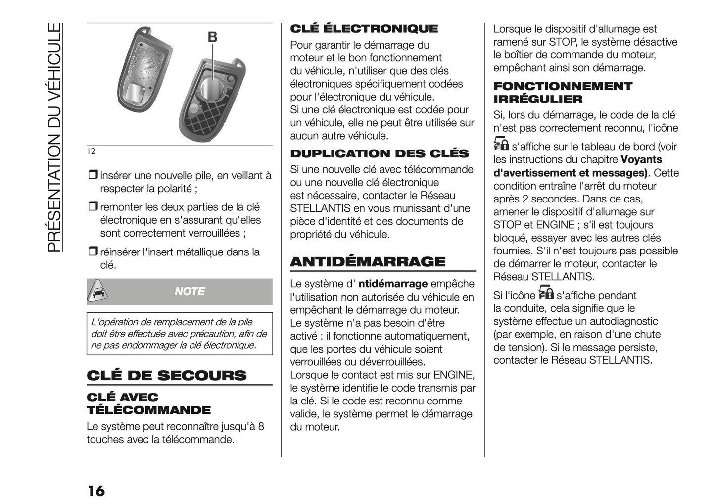 2025-2026 Fiat Ducato Owner's Manual | French