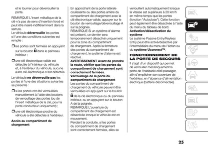 2025-2026 Fiat Ducato Owner's Manual | French