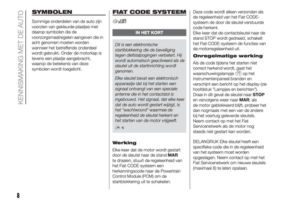 2016-2017 Fiat Ducato Owner's Manual | Dutch