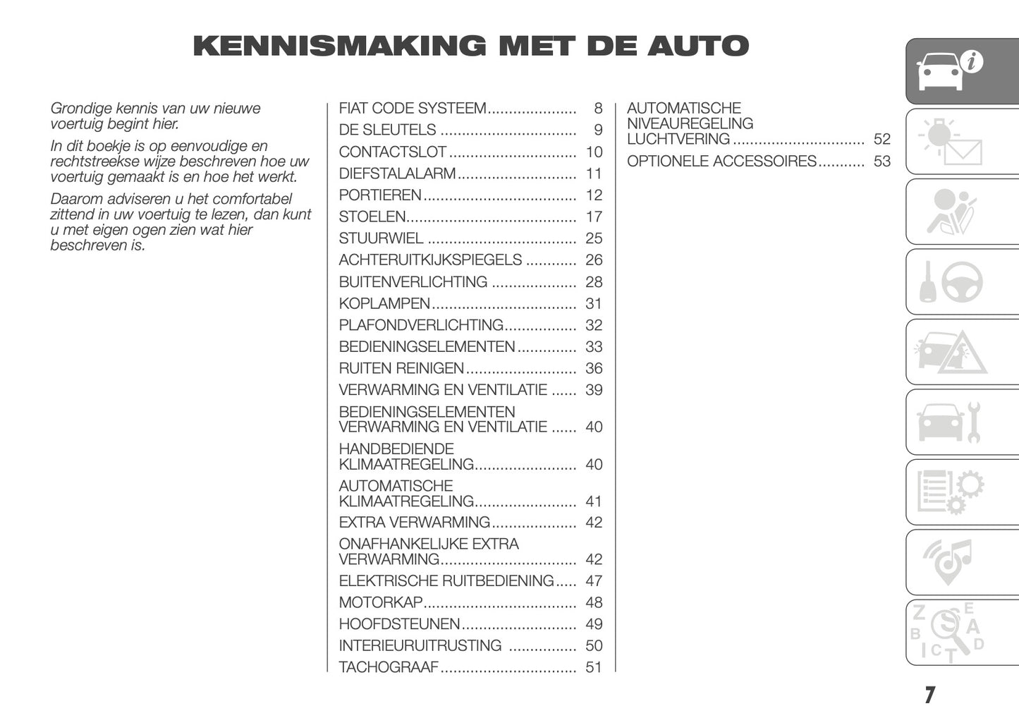 2018 Fiat Ducato Camper Owner's Manual | Dutch