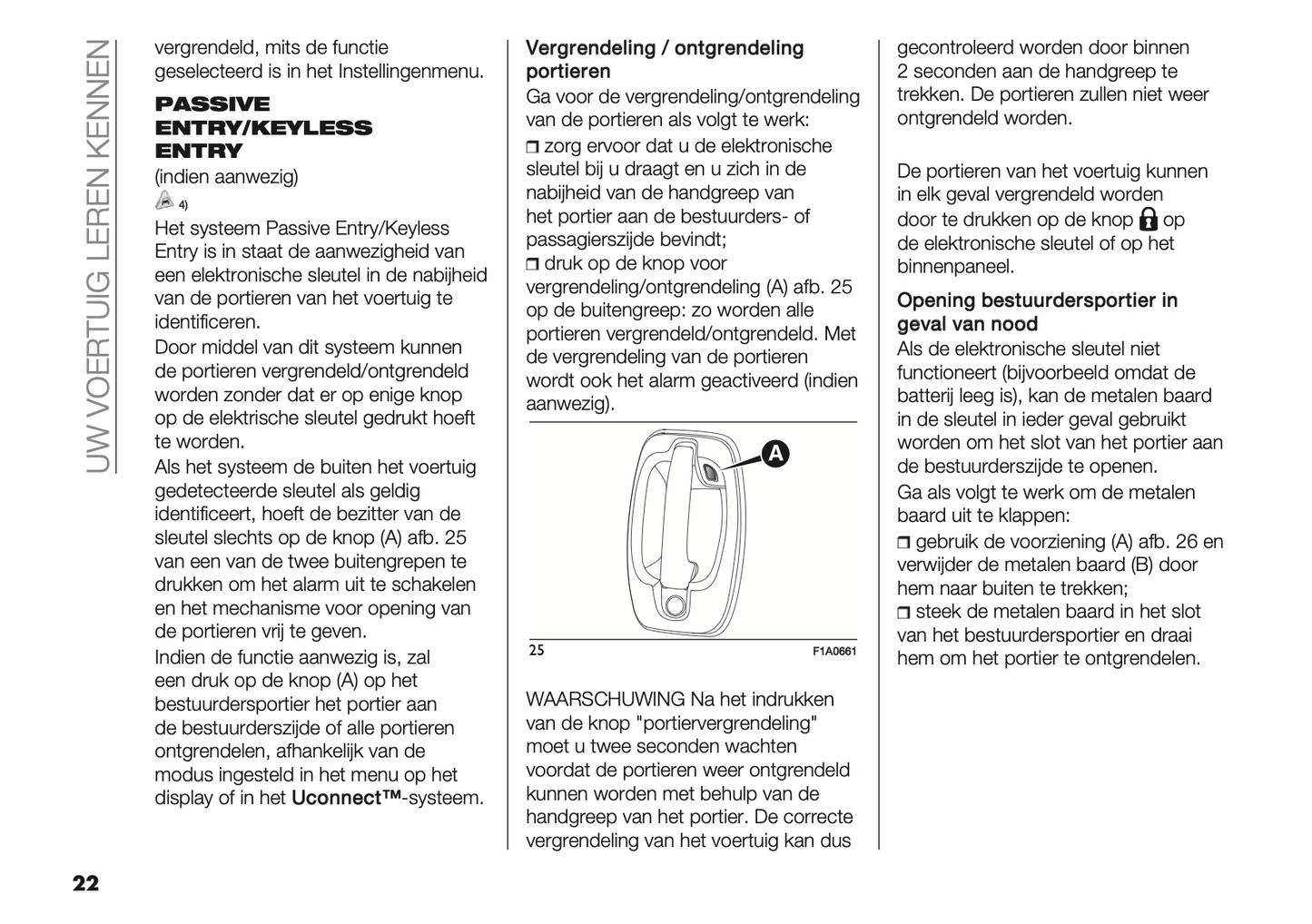 2022 Fiat Ducato Owner's Manual | Dutch