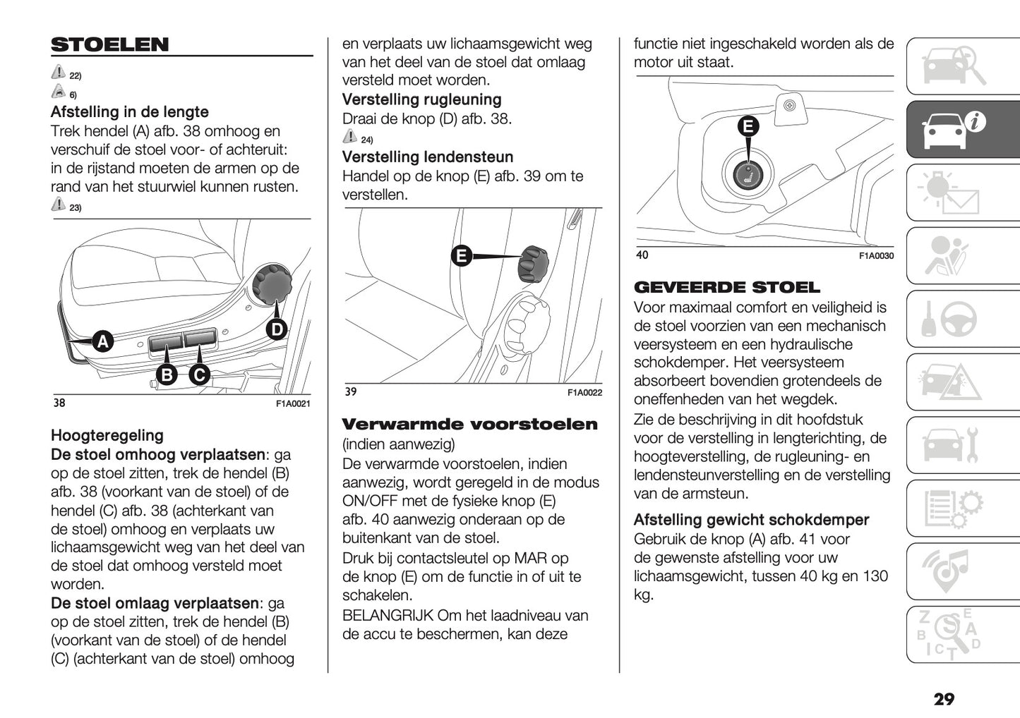 2024-2025 Fiat Ducato Owner's Manual | Dutch