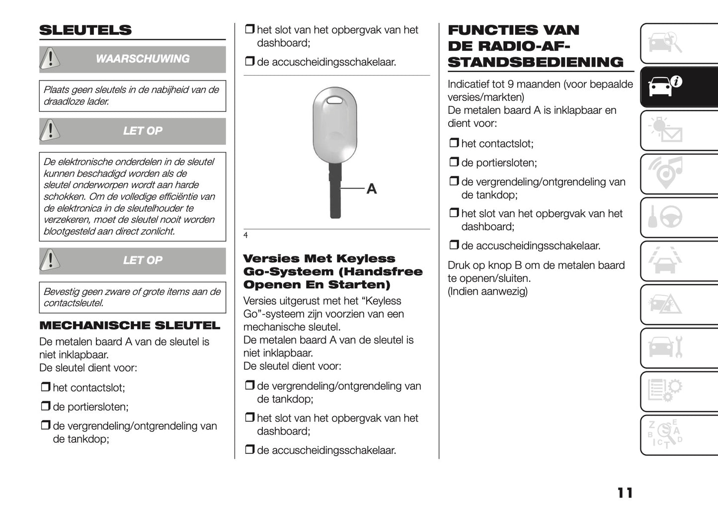 2025-2026 Fiat Ducato Owner's Manual | Dutch