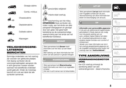 2025-2026 Fiat Ducato Owner's Manual | Dutch