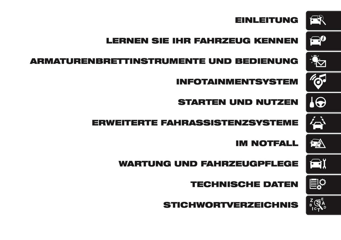 2025-2026 Fiat Grande Panda Bedienungsanleitung | Deutsch