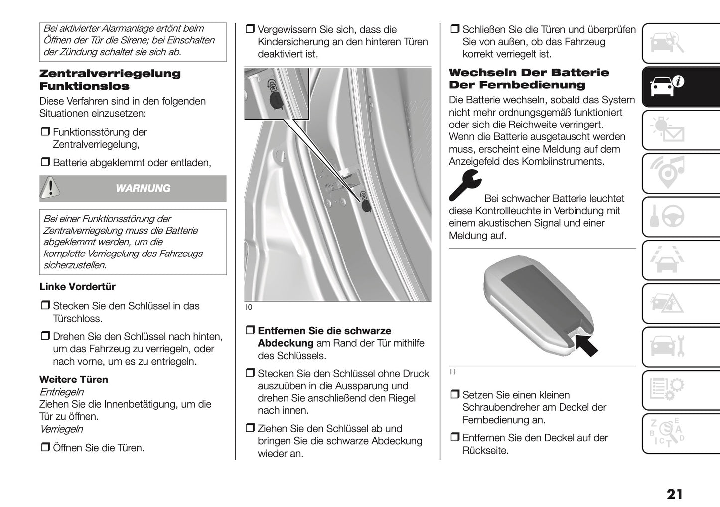 2025-2026 Fiat Grande Panda Bedienungsanleitung | Deutsch