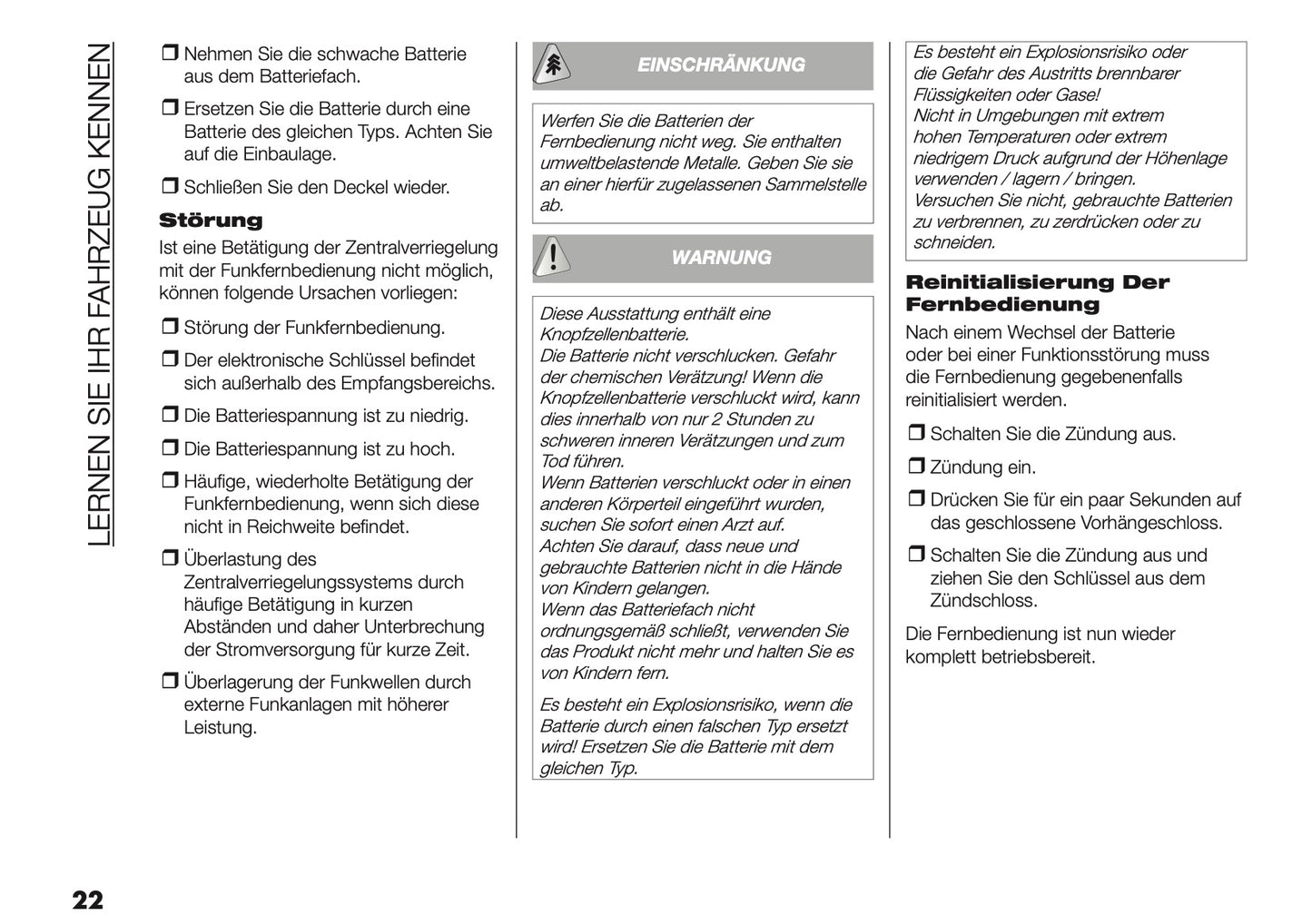 2025-2026 Fiat Grande Panda Bedienungsanleitung | Deutsch
