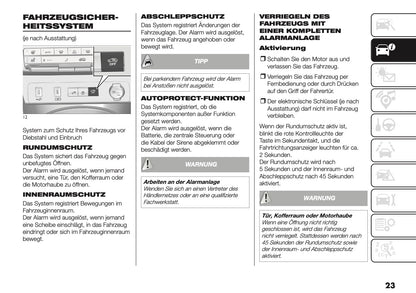 2025-2026 Fiat Grande Panda Bedienungsanleitung | Deutsch
