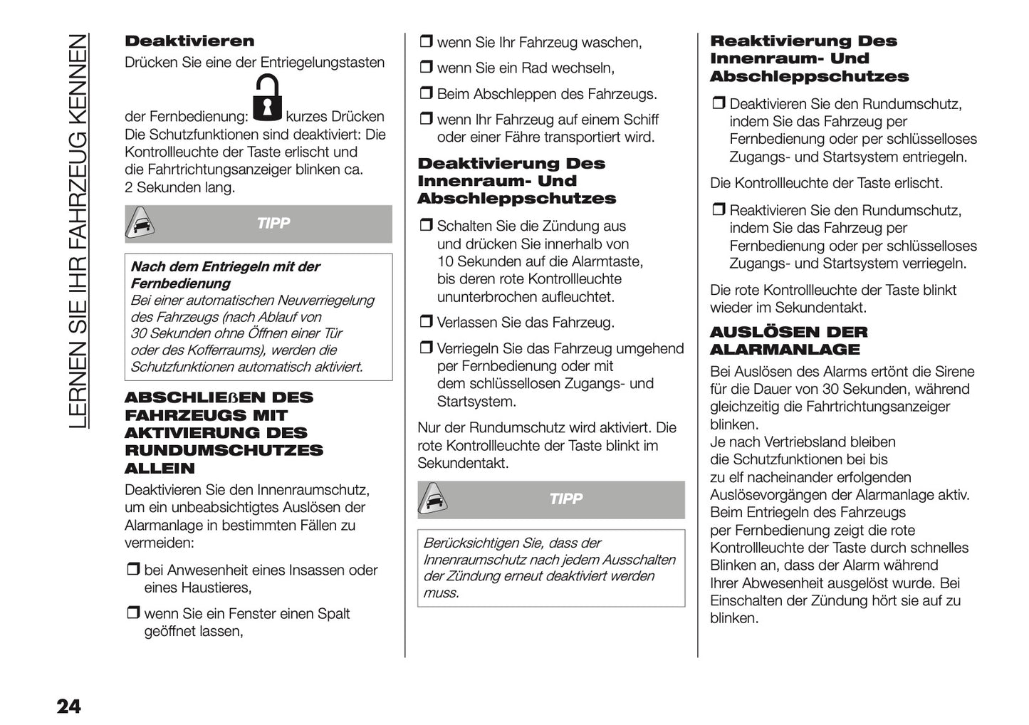 2025-2026 Fiat Grande Panda Bedienungsanleitung | Deutsch