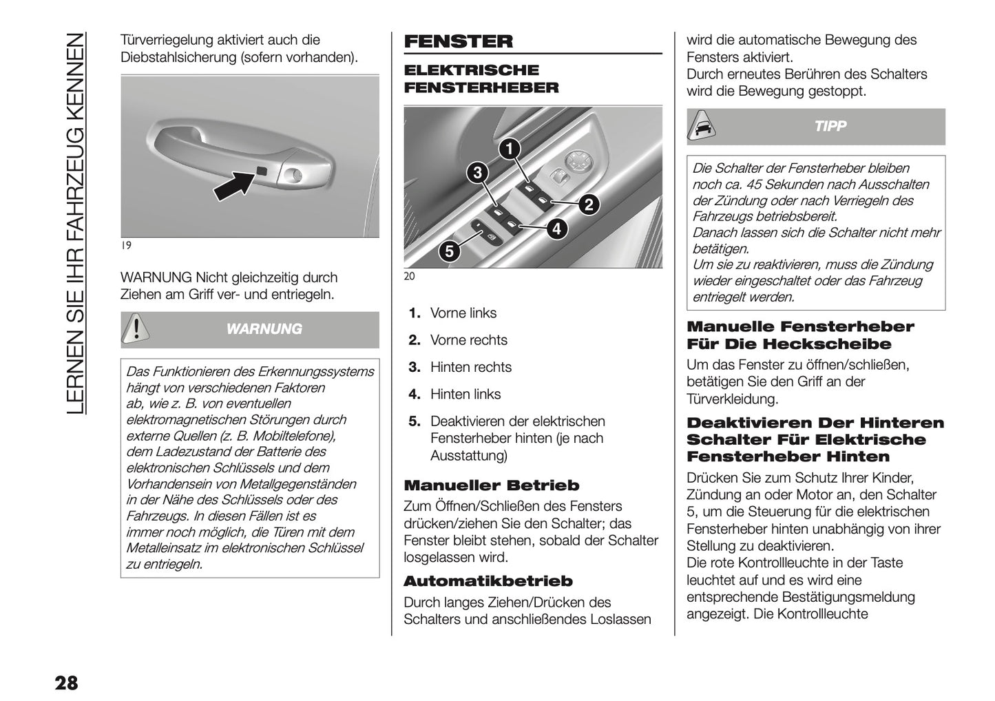 2025-2026 Fiat Grande Panda Bedienungsanleitung | Deutsch