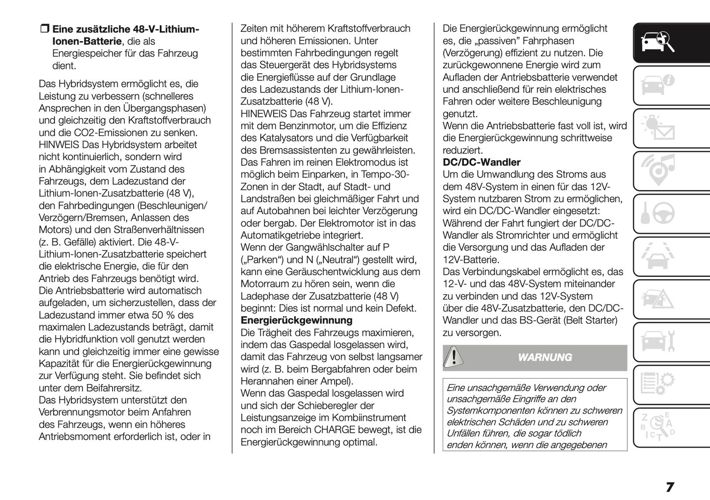 2025-2026 Fiat Grande Panda Bedienungsanleitung | Deutsch