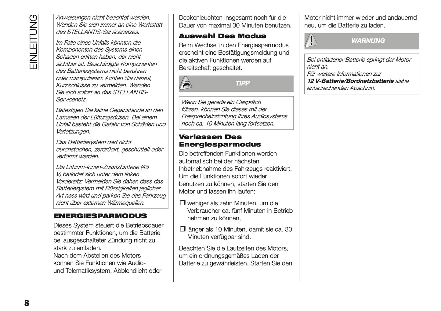 2025-2026 Fiat Grande Panda Bedienungsanleitung | Deutsch
