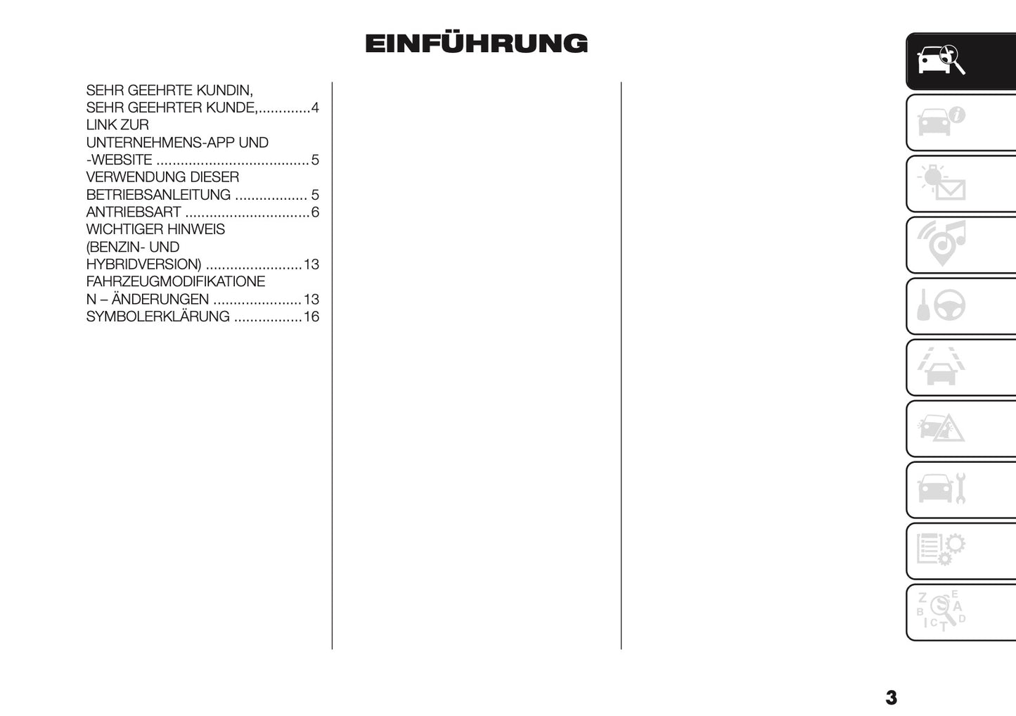 2026 Fiat Grande Panda Bedienungsanleitung | Deutsch