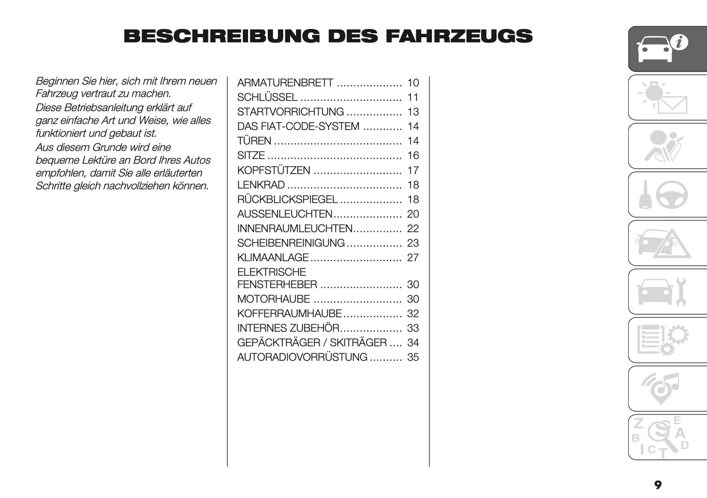 2024-2025 Fiat Panda/Panda Cross Owner's Manual | German