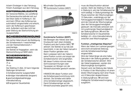 2025-2026 Fiat Panda/Pandina Bedienungsanleitung | Deutsch