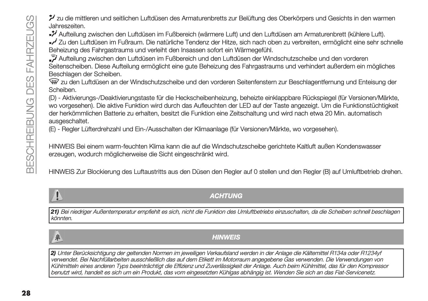 2025-2026 Fiat Panda/Pandina Bedienungsanleitung | Deutsch