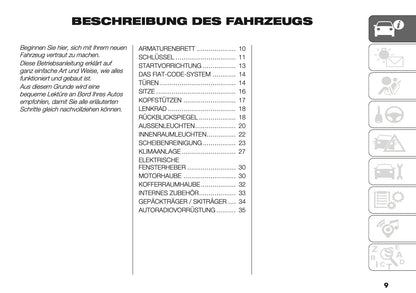 2025-2026 Fiat Panda/Pandina Bedienungsanleitung | Deutsch