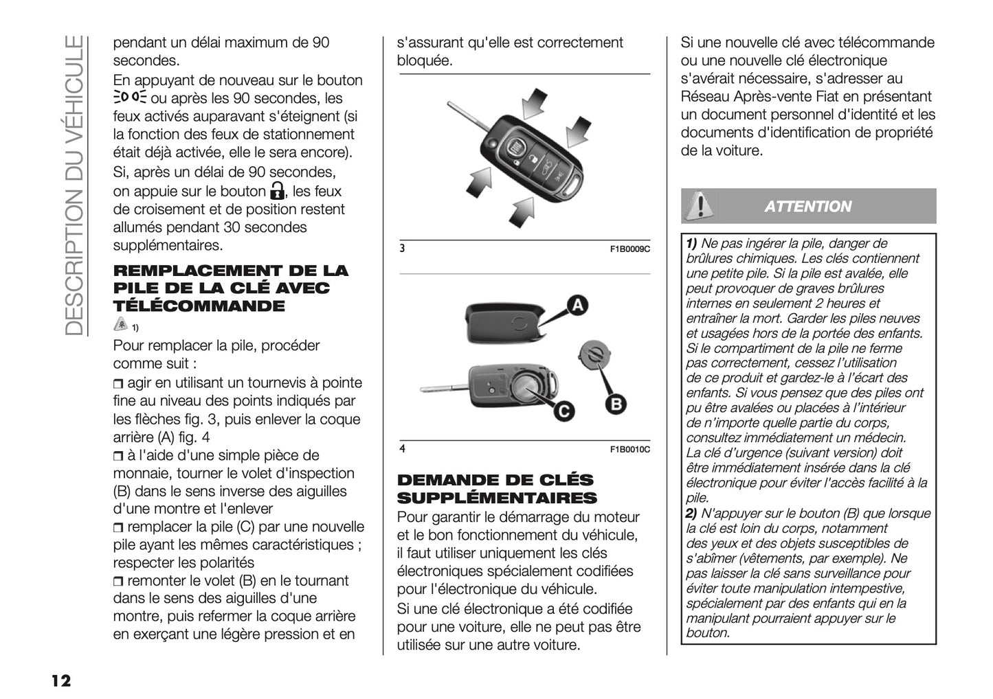 2024-2025 Fiat Panda/Panda Cross Owner's Manual | French