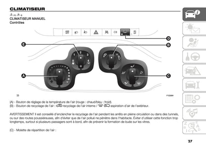2025-2026 Fiat Panda/Pandina Owner's Manual | French